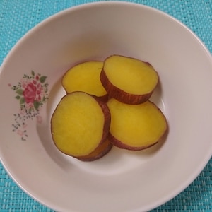 レンジで♪さつまいもの白だし煮